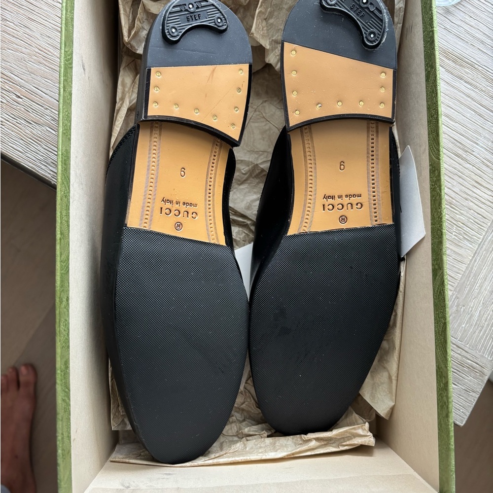 Glamour Black Loafers Slip-Ons Classic Design